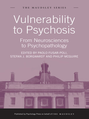 cover image of Vulnerability to Psychosis